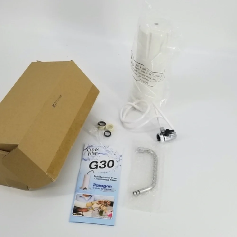 Paragon Countertop Water Filter clean & Pure G30 New in Pack White